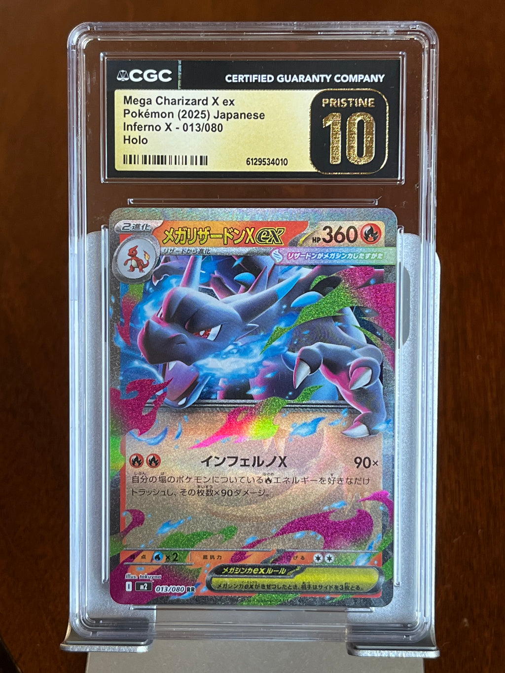 Pokemon Mega Charizard X ex #13 Inferno X Japanese CGC Pristine 10